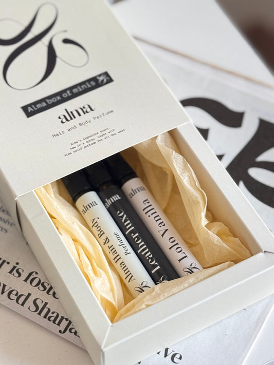 Alma perfumes box of minis