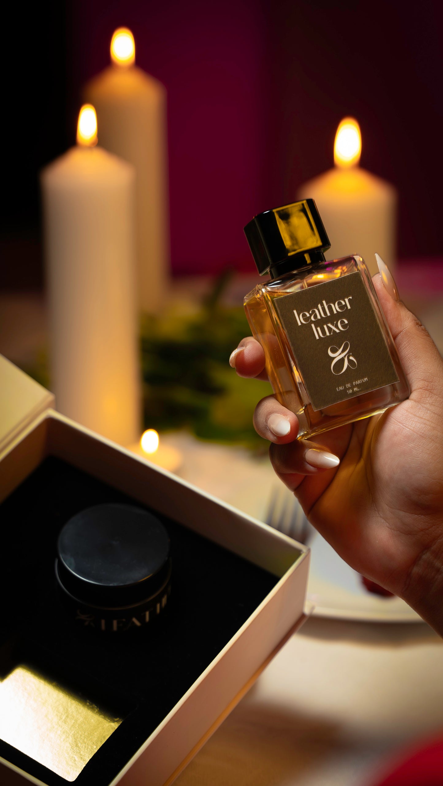Alma leather luxe perfume
